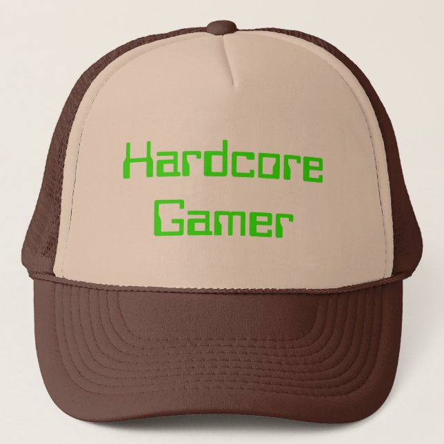 Gorra De Camionero Gamer de hardcore (Anverso)