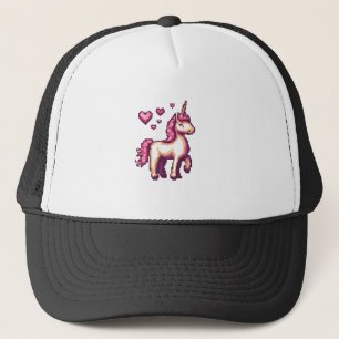 Gorra De Camionero Gamer Pixel Unicorn (1)