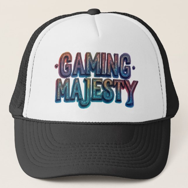Gorra De Camionero Gaming Majesty (Anverso)
