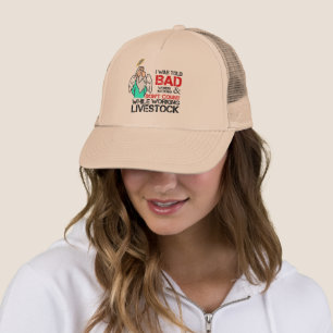 Gorra De Camionero ganadería de trabajo ganadería de la vida de ranch