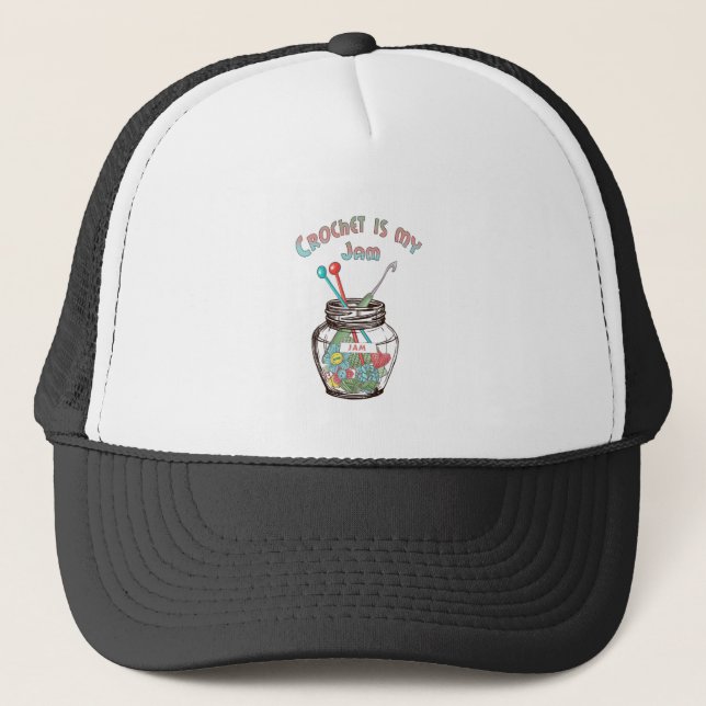 Gorra De Camionero Ganchillo es mi pasión (Anverso)