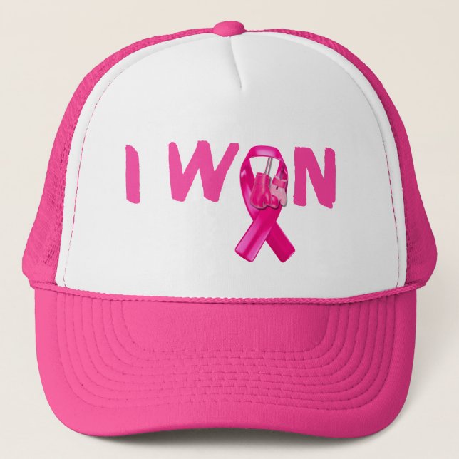 Gorra De Camionero Gané, sobreviviente de cáncer de mama (Anverso)
