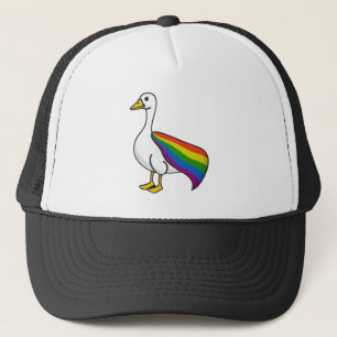 Gorra De Camionero Ganso Arcoíris Orgullo LGBTQ Gay Transexual Derech