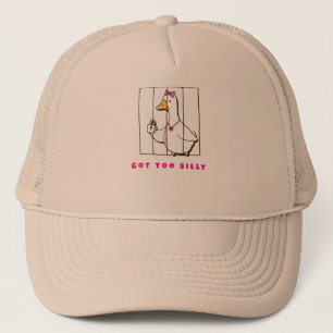 Gorra De Camionero Ganso Divertido Demasiado Tonto
