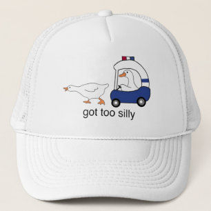 Gorra De Camionero Ganso Divertido Policía Humor Demasiado Tonto