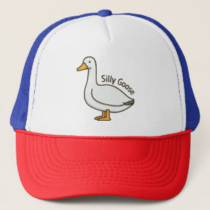 Gorra De Camionero Ganso Tonto Dibujo Animado Divertido