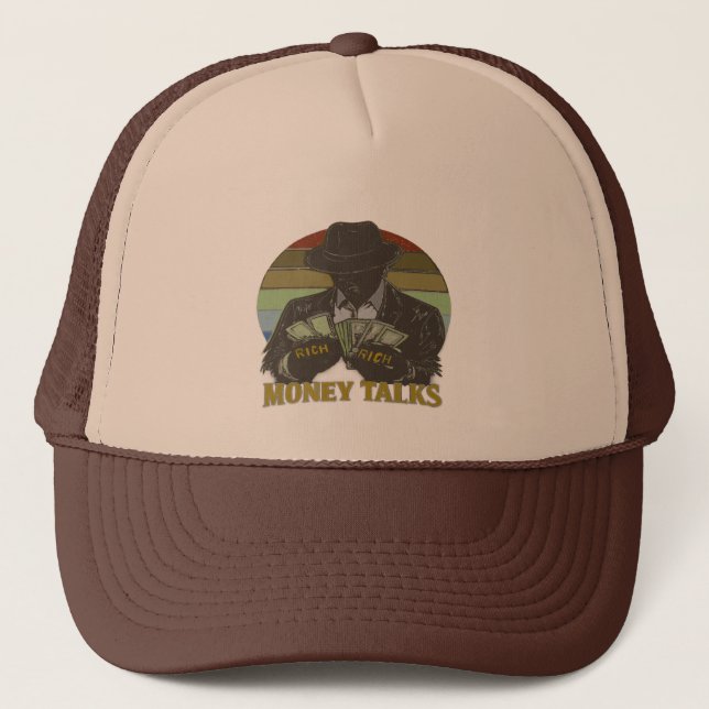 Gorra De Camionero Gánster contando dinero (Anverso)