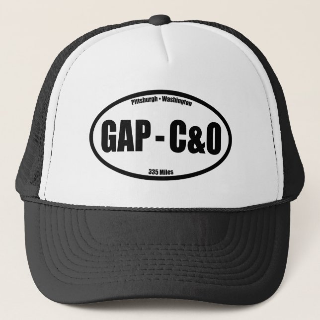 Gorra De Camionero GAP: Oval de rumbo de C&O (Anverso)