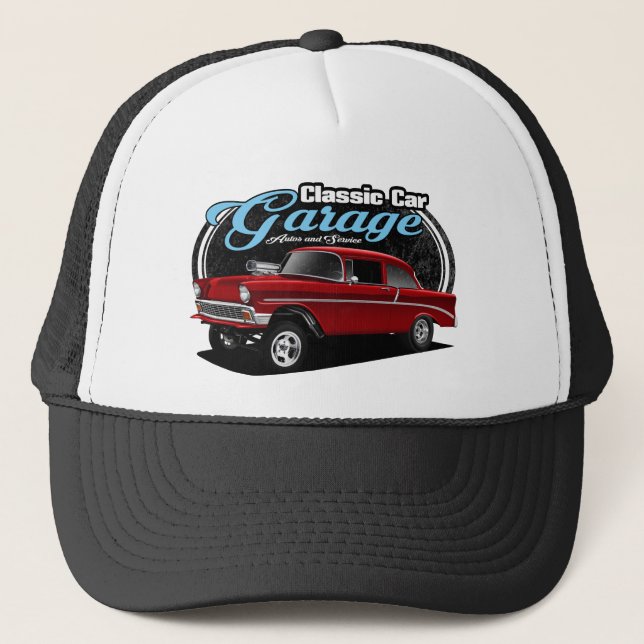Gorra De Camionero Garaje Gasser clásico (Anverso)