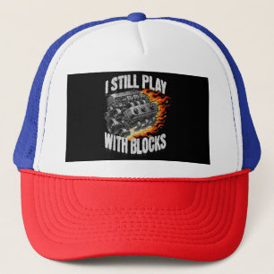 Gorra De Camionero Garaje Mecánico Antiguo Motor de Coche Todavía Jue