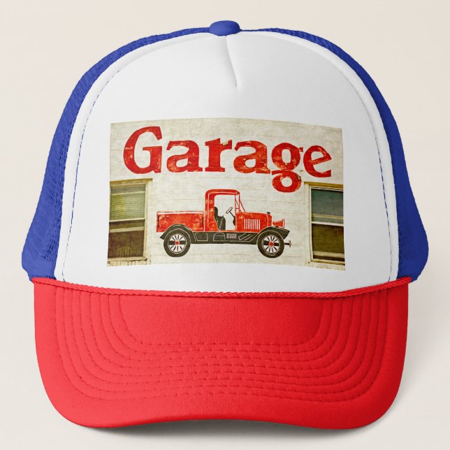 Gorra De Camionero Garaje Viejo (Anverso)