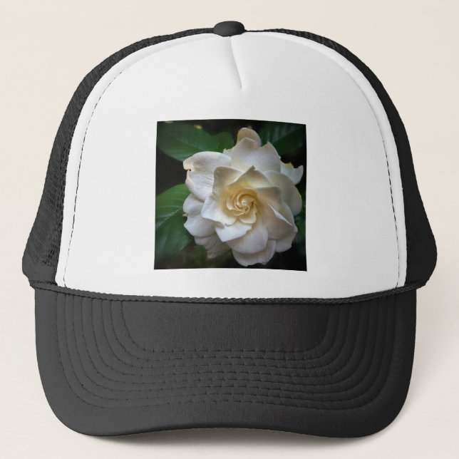 Gorra De Camionero Gardenia blanca (Anverso)