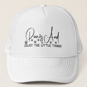 Gorra De Camionero Garras y Disfruta las Pequeñas Cosas Día del Pad
