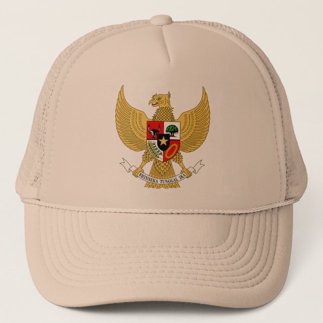 Gorra De Camionero Garuda Pancasila, t arma Indonesia, Indonesia (Anverso)
