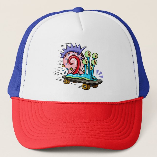Gorra De Camionero Gary Skateboard (Anverso)