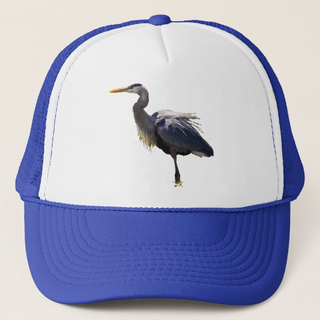 Gorra De Camionero Garza de gran azul (Anverso)