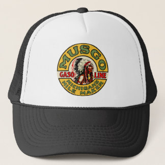 Gorra De Camionero Gasolina de Musgo
