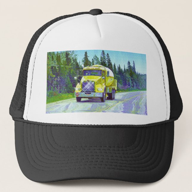 Gorra De Camionero Gasolina Tanker Highway Trucker Hat Series (Anverso)