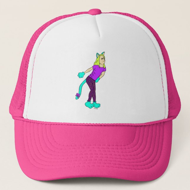 Gorra De Camionero gatita  (Anverso)