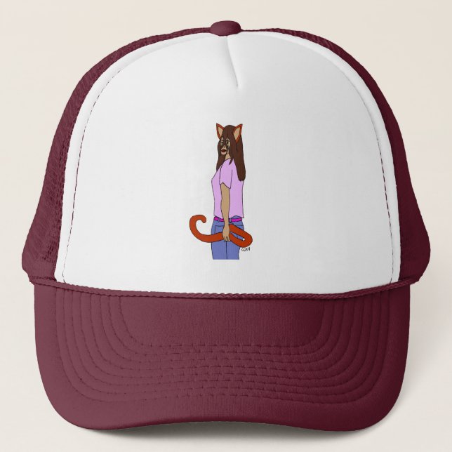 Gorra De Camionero gatita   (Anverso)