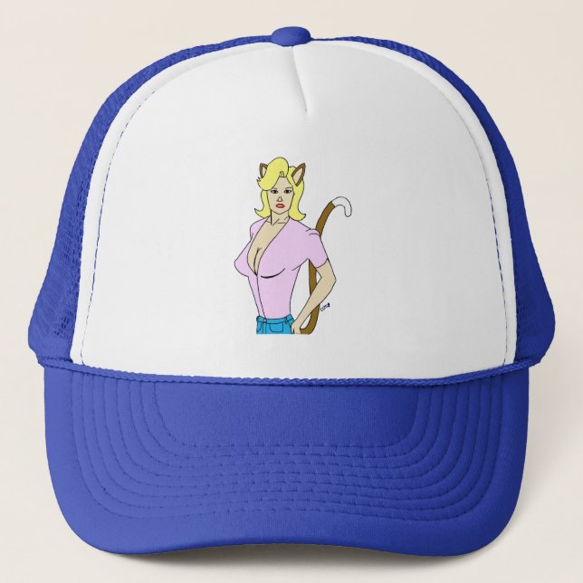 Gorra De Camionero gatita  (Anverso)