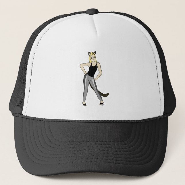 Gorra De Camionero gatita  (Anverso)