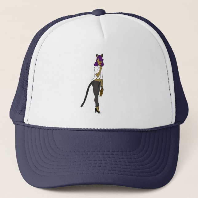 Gorra De Camionero gatita  (Anverso)
