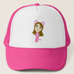 Gorra De Camionero gatita rosa
