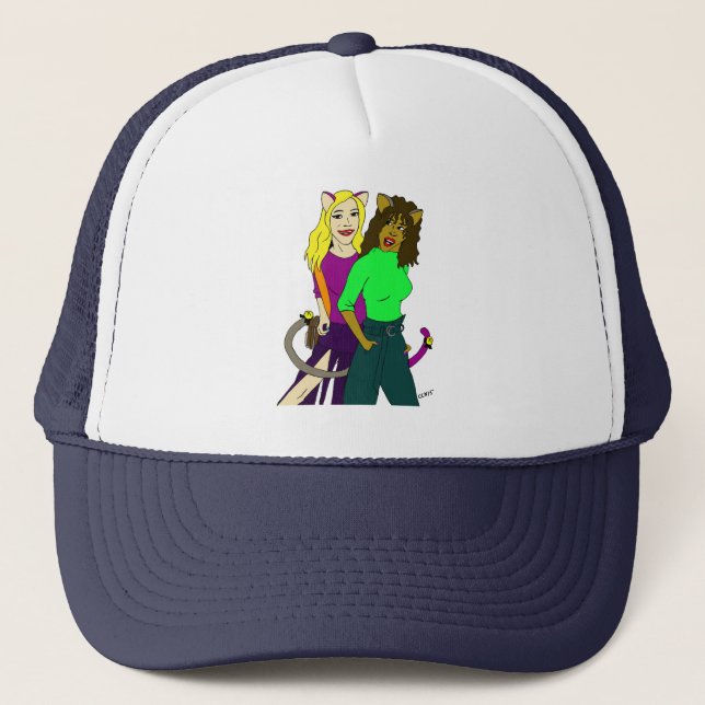 Gorra De Camionero gatitas (Anverso)
