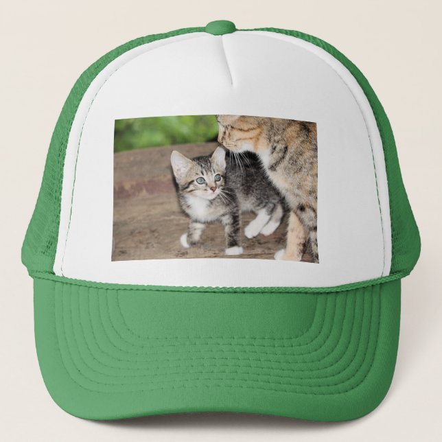 Gorra De Camionero Gatito (Anverso)