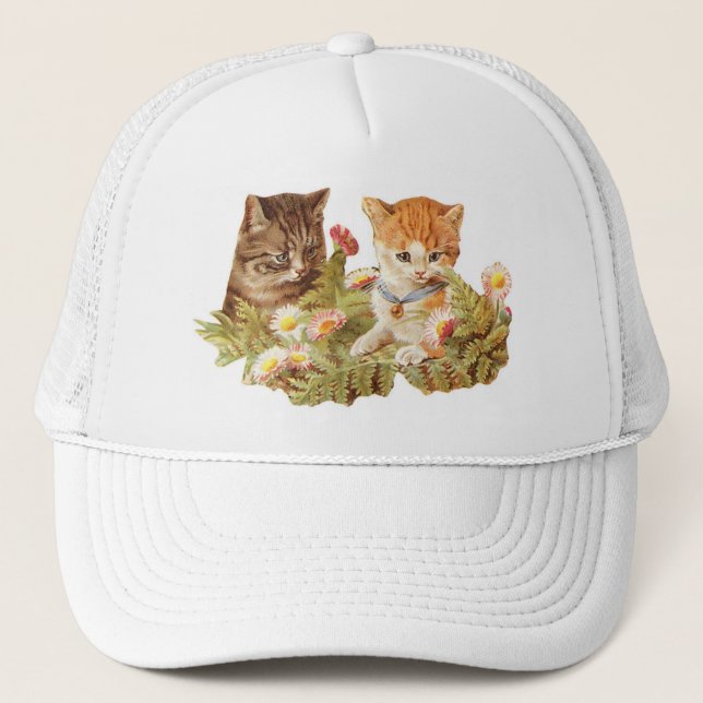 Gorra De Camionero Gatitos (Anverso)