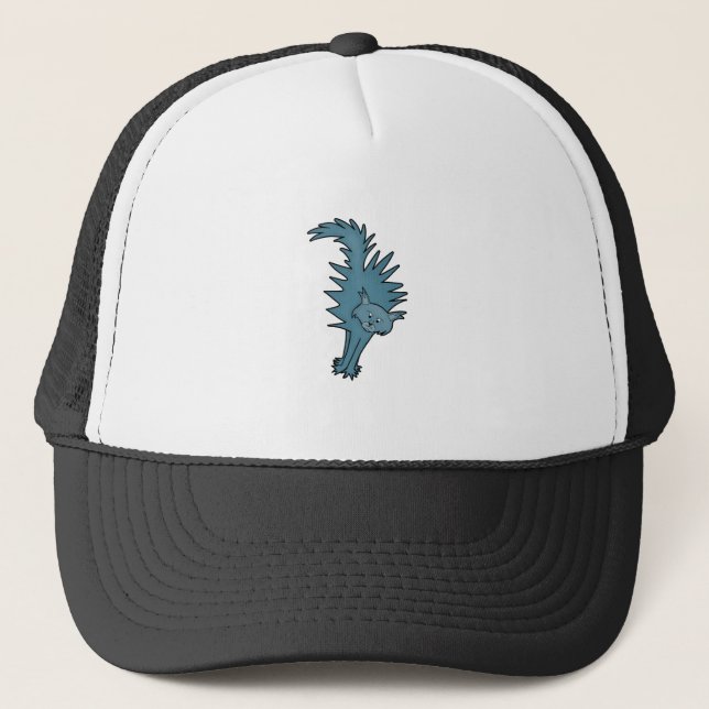 Gorra De Camionero Gato asustado (Anverso)