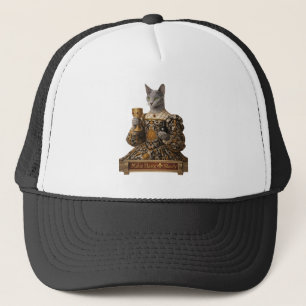 Gorra De Camionero Gato Azul Ruso Lucrezia de Médici