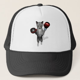 Gorra De Camionero Gato Boxer