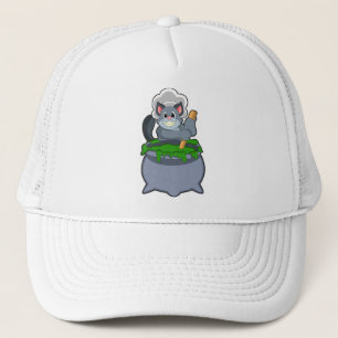 Gorra De Camionero Gato como cocinar con poción mágica