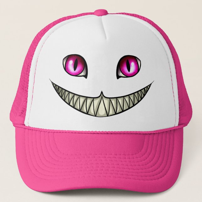 Gorra De Camionero Gato de Cheshire (Anverso)
