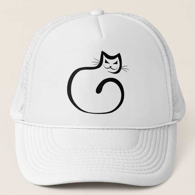Gorra De Camionero Gato de Cheshire (Anverso)