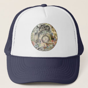 Gorra De Camionero Gato de Cheshire Alice en el País de las Maravilla