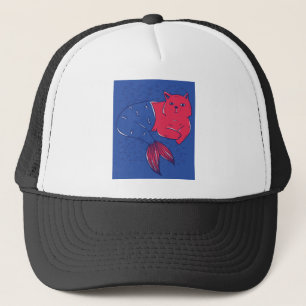 Gorra De Camionero Gato de la sirena