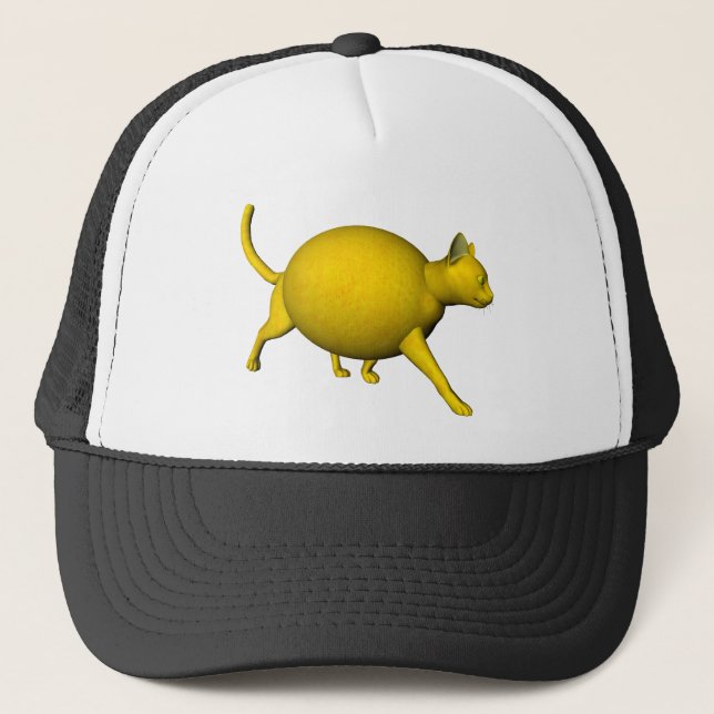 Gorra De Camionero Gato de limón dulce-amargo (Anverso)