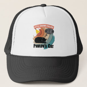Gorra De Camionero Gato de Pavlov - Psicología divertida
