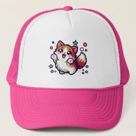 Gorra De Camionero Gato de peluche juguetón