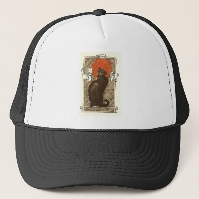 Gorra De Camionero Gato de Steinlein - Art Nouveau (Anverso)