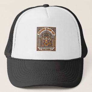 Gorra De Camionero Gato de Vidrio Emplomado Iglesia de Vidrio Emploma