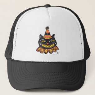 Gorra De Camionero Gato del Personalizado de arte de moda de Jester H