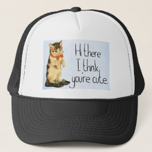 Gorra De Camionero Gato diciendo