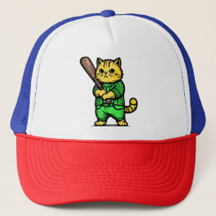 Gorra De Camionero Gato divertido de béisbol