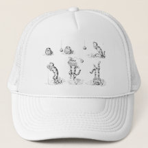 Gato divertido de vintage