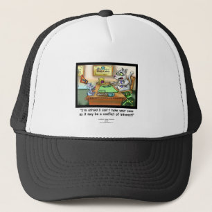 Gorra de Camionero Gato Divertido y Abogado