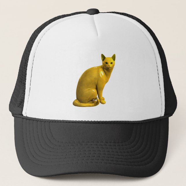 Gorra De Camionero Gato dorado (Anverso)